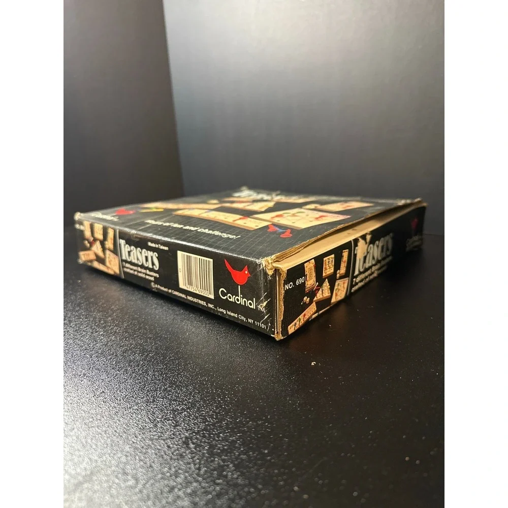 Cardinal Teasers 7‎ Brain Busters Wooden Peg Puzzle Games – Partial/Played